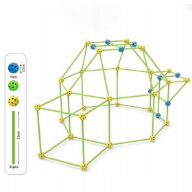   Otroški graditeljski set za gradnjo tridimenzionalnega fortu