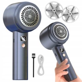   Hikey Slovenian Rechargeable Cordless Clothes Shaver with 6 Blades