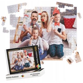   MS puzzles DARILO ZA MATERINSKI DAN OTROŠKI DAN 500 kosov Puzzle s fotografijo darilo za fantka za šolo za Miklavževo za dedka Mraza za božič pod jelko za božič DARILO ZA MATERINSKI DAN OTROKA