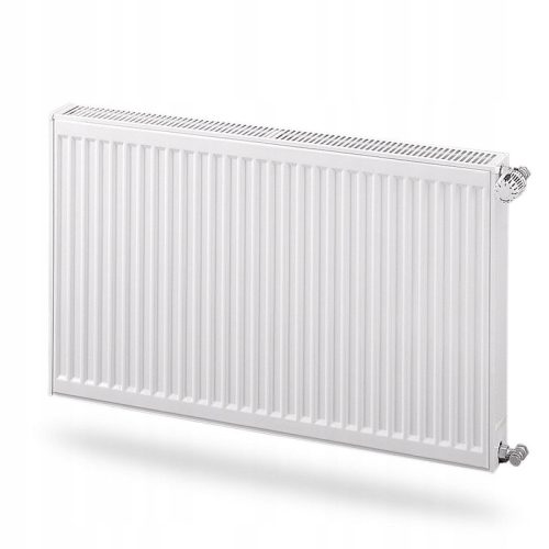 Jekleni panelni radiator Purmo 1909 W bel 1200 x 550 x 110 mm - stranski priključek