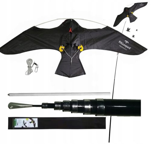 LEO odganjalec ptic Falcon KITE 7m + jambo za zastavo - premium