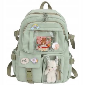   Zeleni večnamenski šolski nahrbtnik Likado Shades of Green 35 l