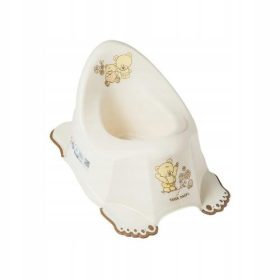   Udobna in stabilna kahlica Tega Baby s nedrsečo podlago, rjava