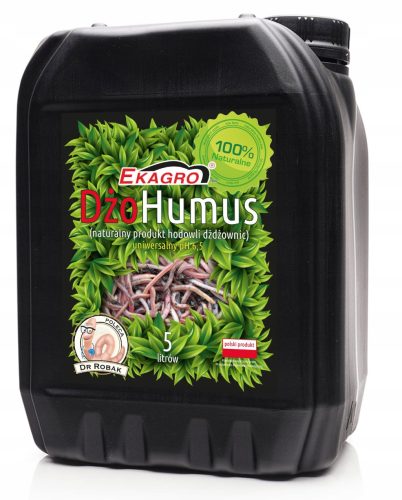 100% Naravni Biohumus 5L - Živ Organik za Obogatitev Vseh Vrst Tal