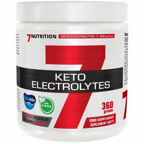 7NUTRITION Keto Electrolytes 360g - Podpora za Keto Dieto in Trening