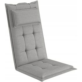   Gugalnik |Poduszka za sončenje za vrtne stole 120 x 50 x 9 cm sivo