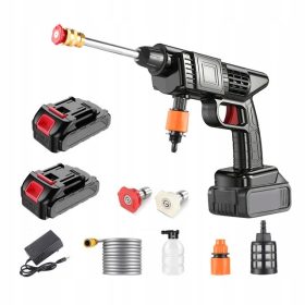   Visokotlačni čistilec z baterijskim napajanjem 90W 2X BATERIJI