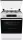  Gorenje GK6C4WF plinsko električni štedilnik Grill Pizza 60 cm Bela litina