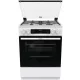  Gorenje GK6C4WF plinsko električni štedilnik Grill Pizza 60 cm Bela litina