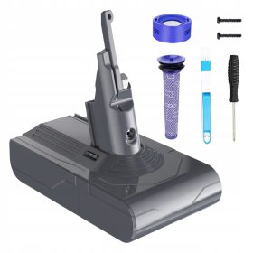   Slovenian Name: SWAREY 21,6V 5000mAh Litij-ionska baterija za Dyson V8 SV10

SEO-Optimized Description: 
SWAREY 21,6V 5000mAh Litij-ionska baterija je popolna rešitev za vaš sesalnik Dyson V8 SV10. Z 