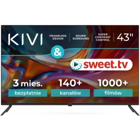  KIVI 43U740NB 43" 4K UHD LED TV, črn