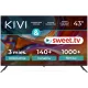  KIVI 43U740NB 43" 4K UHD LED TV, črn