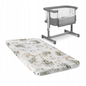   Lionelo Aurora - PREŠITA ROKA Z ELASTIKO za otroško posteljico - vzorci