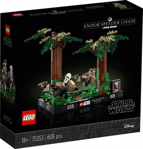 LEGO Star Wars 75353 Diorama: Poškodba: Hitri pregon skozi Endor