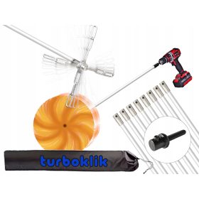   Za čiščenje dimnika od spodaj s svedrom "Turboklik" 7m