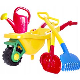   VELIKA VRTNA VOZILA ZA PESKOVNIK + LOPATA + GRABLJE + NAMAKALKA