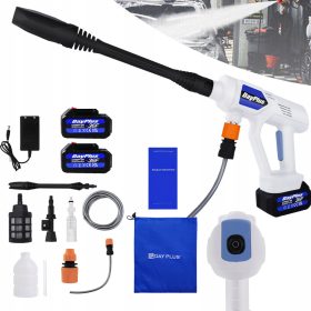   Optimized Name: Visokotlačni brezžični čistilnik 45 barov 350 W 2 x 3 Ah litij-ionski

Optimized Description:
Visokotlačni brezžični čistilnik je opremljen z novo zmodernizirano funkcijo 3-stopenjske 