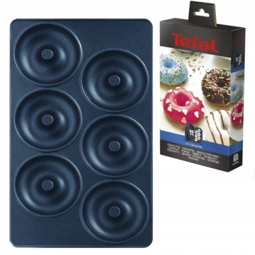 Nadomestne plošče za pripravo mini krofov Tefal Snack Collection XA801112, črne barve