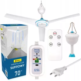 Stropni ventilator Xtech 70 cm Bel