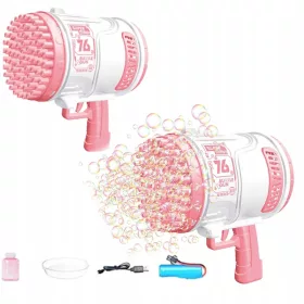 Velik mehurčkov pištola Bazooka s 76 luknjami