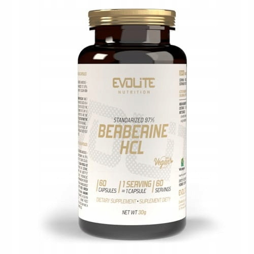 Berberin HCl 97% - Veganske Kapsule za Zdravje in Hujšanje, 60 Kapsul