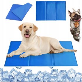    HLADILNA GEL PODLOGA ZA LEŽIŠČE PSA MAČKA 90x50cm ODPORNA NA HLADJANJE