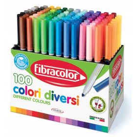Fibracolor 100 barvnih markerjev