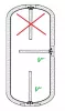  Električni grelec 2000 W 40cm G 3/4"