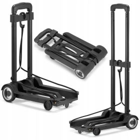   Zložljiv nakupovalni voziček HIGHER®️ s kapaciteto 40 kg, lahek in priročen