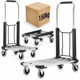   Optimized name: Aluminijasti zložljiv transportni voziček HIGHER®️ za skladiščni transport

Optimized description: Aluminijasti zložljiv transportni voziček HIGHER®️ je idealen pripomoček za enostaven