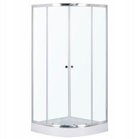 Kakovostna tuš kabina Leo CH 80 z drsnimi vrati 80 x 80 cm