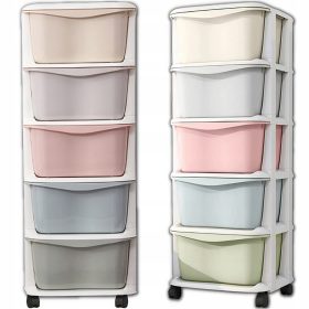   PLASTIČNI ORGANIZATOR ZA ZABAVNE IGRAČE S PASTELNIMI ŠKATLAMI