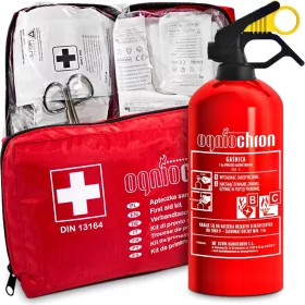   Gasilni aparat na prah Ogniochron GP-1z BC/MP 1,7 kg + komplet prve pomoči Reflex-Polska 29820