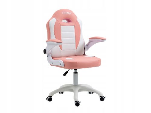  Gaming stol Cobra Junior Pro roza in bel