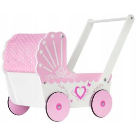 Mamabrum Leseni Voziček za Punčke DA702
