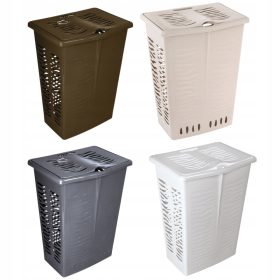 Kos za perilo BranQ Zebra, 42 l, bež