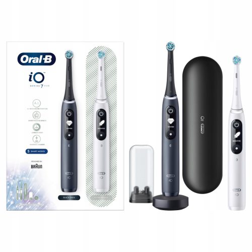 Oral-B iO7 DuoPack Slovenian zobna ščetka, 2 kosa