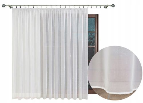 Elegantna zavesa iz voile 600 cm x 280