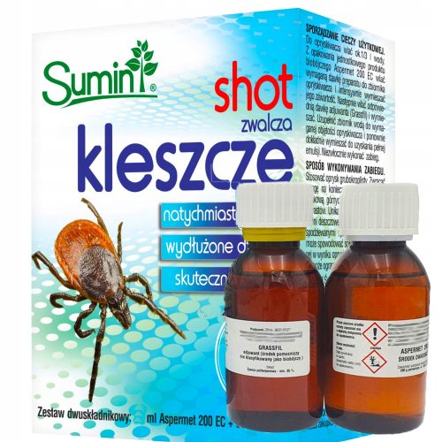 SUMIN ZAŠČITA PROTI KLOPOM IN KOMARJEM 2v1 200ML