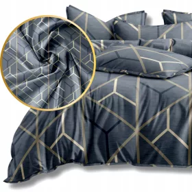   Topli komplet posteljnine iz mikrofibre 200x220 cm + 2 prevleki za blazino 70x80 cm