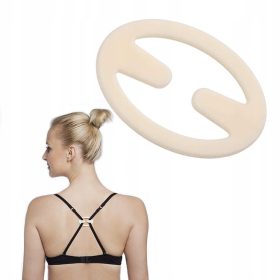 Klipsi za pritrditev naramnic v bež barvi