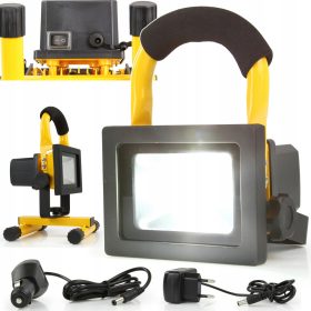   LED Delovna Svetilka HaloGen Delavniška Akumulatorska 10W 2400lm 6000K IP65