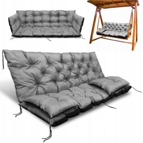 Vrtna Blazina za Gugalnico 180 x 60 cm Siva