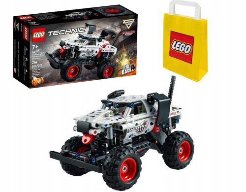 LEGO Technic Avtomobil Monster Jam Mutt Dalmatian 42150 + LEGO 6315786 PAPIRNATA VREČKA VP SMALL S 24X18X8