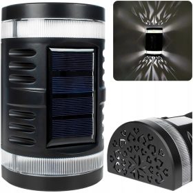 Decorya 1 W LED zunanja fasadna svetilka, vodoodporna, črna