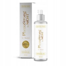   PheroStrong Nočni masažni oljni gel za ženske z feromoni 100 ml