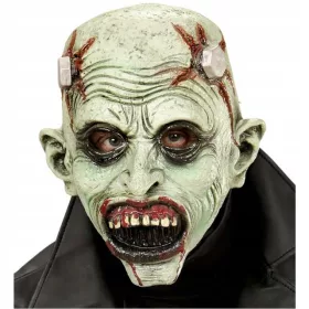   Widmann WI00392 zombi maska za obraz iz lateksa, odtenki zelene