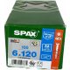Vijaki za les SPAX 6 x 120 mm 100 kosov