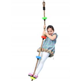   Vrtna gugalnica z lino za plezanje in petimi barvnimi diski Φ30 mm