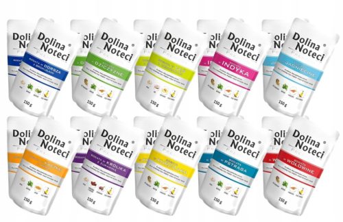 Dolina Noteci Premium mokra hrana za pse MIX 10 okusov 20x150g vrečke